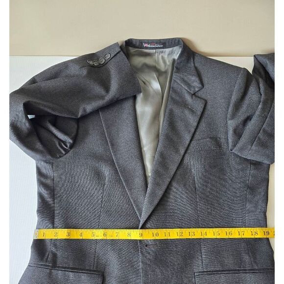 Stafford Suit Men's Gray Sz 39R - Picture 9 of 12